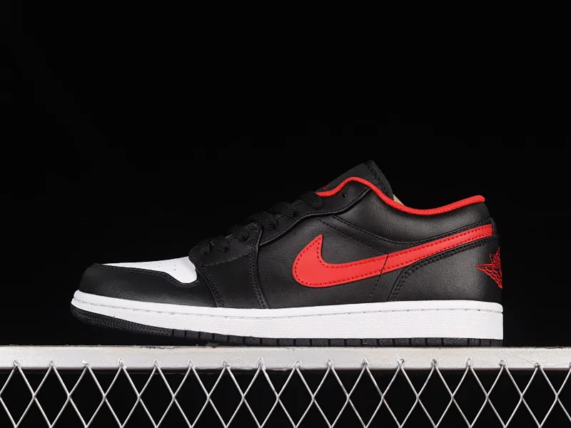 All categories Air Jordan Jordan series basketball shoes Air Jordan 1 Low G version pure original Air Jordan 1 Low "White Toe" AJ1 Joe 1 small black red toe low-top basketball shoes 553558-063